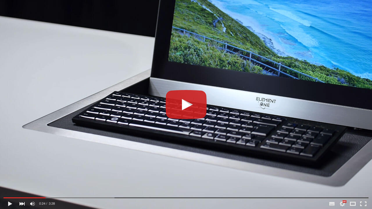 MODIS FLEX 220 monitor & keyboard unit by ELEMENT ONE